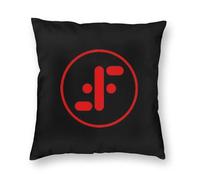 V The Visitors Insignia Taie d'oreiller carrée Rouge