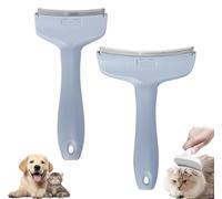 V-Tooth Deshedding Comb for Pets,V-Tooth Deshedding Comb,Dog & Cat Grooming Brush for Shedding,Pet Deshedding Tool with Curve Blade,Pet Comb Pro,Tight V-Shaped Teeth Shedding Combs (bleu, S+L)