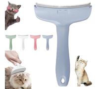 V-Tooth Deshedding Comb, Pet Hair Removal Tool, Tooth Deshedding Comb for Pets, Tight V-Shaped Teeth Shedding Combs with Ergonomic Handle for Dogs & Cats (Blue)