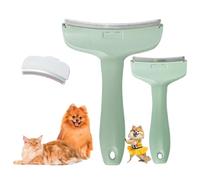 V-Tooth Deshedding Comb, Tight V-Shaped Teeth Deshedding Tool, Tooth Deshedding Comb for Pets, Doggocomfy Pet Comb Pro (Green,Large+X-Large)