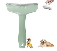 V-Tooth Deshedding Comb, V-Tooth Deshedding Brush, Doggocomfy Pet Comb Pro, with Ergonomic Handle, Pet Hair Removal Tool, Cat Dog Pets Grooming Brush For Cleaning Shedding Hairs (Green,Large)