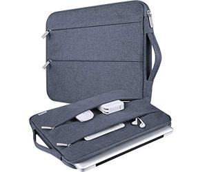 V Voova Housse de transport fine pour ordinateur portable de 15,6 à 16 pouces - Compatible avec MacBook Pro 15/16, Dell XP 15,15-16", HP, Dell, Asus, Acer, ordinateur portable - Gris foncé