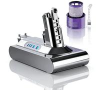 V10 Batterie Li-ion de rechange 8000 mAh/8,0 Ah pour Dyson V10 Compatible avec Dyson SV12 Animal Absolute Motörhead Fluffy Total Clean Cyclone 206340 969352-02 Aspirateur sans fil