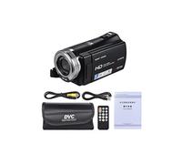 V12 1080P Full HD caméscope portable à zoom numérique 16X avec écran LCD rotatif de 3,0 pouces