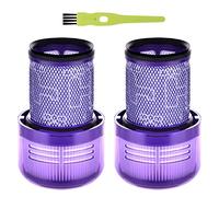 V12 Lot de 2 filtres pour Dyson V12 Detect Slim Absolute Extra Aspirateur Filtre de Remplacement pour Dyson V12 Slim Motorhead Complete Pièces de rechange Accessoires 971517-01