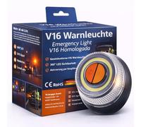 V16 Lampe d’avertissement - Auto & voiture - Homologation UE IDADA 21020060 - Triangle de signalisation 2026
