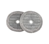 V16S/R20/V12S Lot de 2 serpillères en microfibre réutilisables et lavables pour balai à franges V16S/R20/V12S, robustes et installables, utilisation domestique adaptée aux animaux et aux enfants