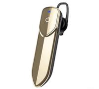 V19 Casque sans fil à crochet unique 5 4 avec batterie de 250 mAh, 48 heures de conversation, 30 heures de lecture de musique, réduction intelligente du bruit et basses profondes pour une utilisation