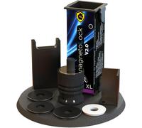 V2.0 (Black). Safety Lock For Windows And Sliding Doors. Lock With Closed And Open Window. Safety For Children,Babies And Pets..[K73]