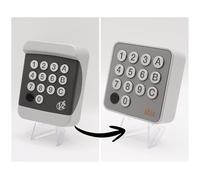 V2 KIBO-R C.47 Devient (ABLE. - AX KEY-B 433 Contrat 47) - Clavier à code radio sans fil - Remplace le V2 KIBO-R C.47 - Fréquence : 433MHz - Nouveauté 2025 + 1 Goodies DOMOBIP