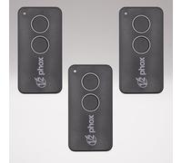 V2 PHOX 2/4 Contrat 47/50-433,92 MHz | 2/4 Canaux | Rolling Code Sécurisé | Compatible Portail & Garage | Vérifiez votre contrat avant achat + 1 Porte-clés Domobip (PHOX2 Contrat 47 - Lot de 3)
