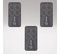 V2 PHOX 2/4 Contrat 47/50-433,92 MHz | 2/4 Canaux | Rolling Code Sécurisé | Compatible Portail & Garage | Vérifiez votre contrat avant achat + 1 Porte-clés Domobip (PHOX4 Contrat 47 - Lot de 3)
