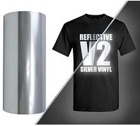 V2 Pro Film vinyle réfléchissant métallique pour HTV 30,5 x 91 cm