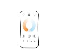 V2-S 12V 24V DC CCT LED de contrôle 1CH * 5A 2 fils .4G récepteur WW CW double télécommande lumière blanche, adapté aux bandes lumineuses(R7 Remote Only)