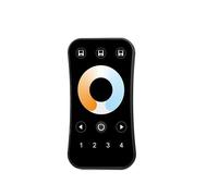 V2-S 12V 24V DC CCT LED de contrôle 1CH * 5A 2 fils .4G récepteur WW CW double télécommande lumière blanche, adapté aux bandes lumineuses(R7 Remote)