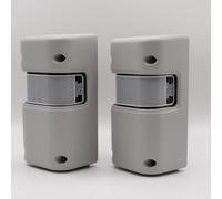 V2 SHIELD-180 - Paire de Photocellules IR Longue Portée 20 m - 12/24V pour Automatismes Portails - Coques Anti-Vandalisme - Résistance Intempéries IP54 + 1 Goodies DOMOBIP