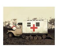 ICM 35414 - 1:3 5 V3000S/Ss M Mule Avec Shelter, WWII Allemand Truck - Neuf