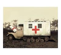 V3000s/ss M Maultier With Shelter,wwii German Truck- 1:35e - Icm G