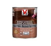V33 - Barniz ultra resistente satinado roble oscuro 0,75l