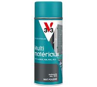 V33 Bombe Peinture Extérieure Multi-matériaux Anthracite Poudré 400ml