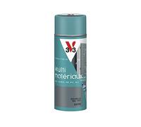 V33 Bombe Peinture Extérieure Multi-matériaux Gris Bleuté Satin 400ml