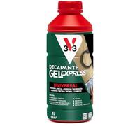 V33 Decapante universal 1 litro para eliminar todas las capas de barniz, pintura, protectores de madera o cola
