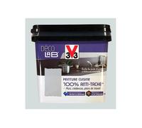 V33 Déco LAB Peinture Cuisine 100% Anti-Tâche Manganèse 0,75 L