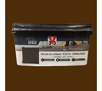 V33 Déco LAB Peinture Sol Intérieur 100% Carrelages Rouille 2 L