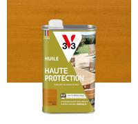 V33 Huile Bois Extérieur Haute Protection Chêne Clair Mat 1L