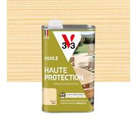 V33 Huile Bois Extérieur Haute Protection Naturel Mat 1L