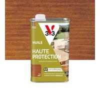 V33 Huile Bois Extérieur Haute Protection Teck Mat 1L