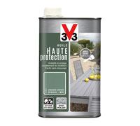 V33 Huile mobilier haute protection opaque, Amande grisée 1L