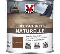 V33 Huile naturelle pour parquets, Chêne fumé 0,75L