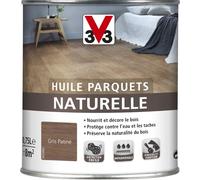V33 Huile naturelle pour parquets, Gris patiné 0,75L