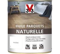 V33 Huile naturelle pour parquets, Incolore 2,5L