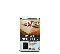 V33 Huile & Protection Pour Meubles et Boiseries Wengé 0,5L