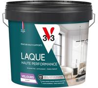 V33 Laque Haute Performance Peinture Multi-Supports Blanc Velours 10L