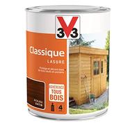 V33 Lasure Classique 4 ans, Acajou, 1 L