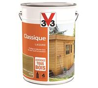 V33 Lasure Classique 4 ans, Chêne Naturel, 5 L