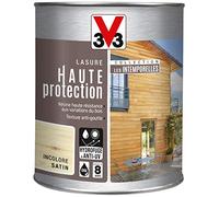V33 Lasure haute protection 8 ans, Les intemporelles, Incolore, 1 L