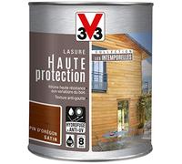 V33 Lasure Haute Protection 8 Ans, Les Intemporelles, Pin D'Orégon, 1 L