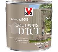 V33 Peinture Bois Couleurs d ICI® - Beige nature - Falaises de corse - Velours - 2L