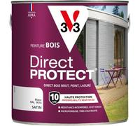 V33 Peinture bois Direct Protect - Blanc - 2L