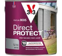 V33 Peinture bois Direct Protect - Gris galet - 2L