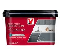 V33 Peinture de rénovation cuisine, Rénovation perfection® Ardoise satin 2L