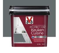 V33 Peinture de rénovation cuisine,Rénovation perfection Gris anthracite satin 750ml