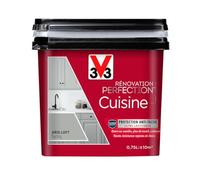 V33 Peinture de rénovation cuisine, Rénovation perfection® Gris loft satin 750ml
