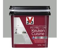 V33 Peinture de rénovation cuisine,Rénovation perfection Gris loft satin 750ml