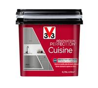V33 Peinture de rénovation cuisine, Rénovation perfection® Inox Métallisé 750ml