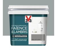 V33 Peinture De Rénovation Faïence & Lambris Gris Loft 0,75 L